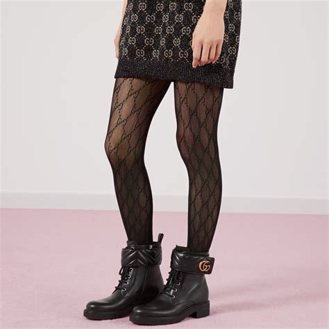 Gucci tights black and pink